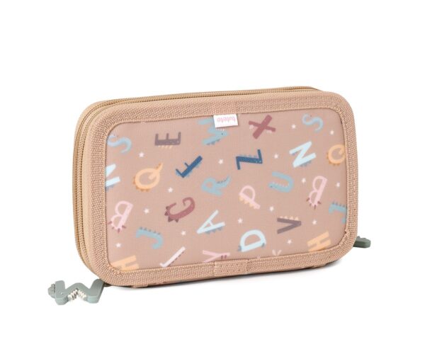 Estuche Plumier Doble Funny Letters. Tutete