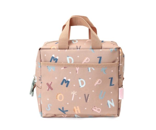 Bolsa Merienda Térmica Funny Letters Personalizable. Tutete