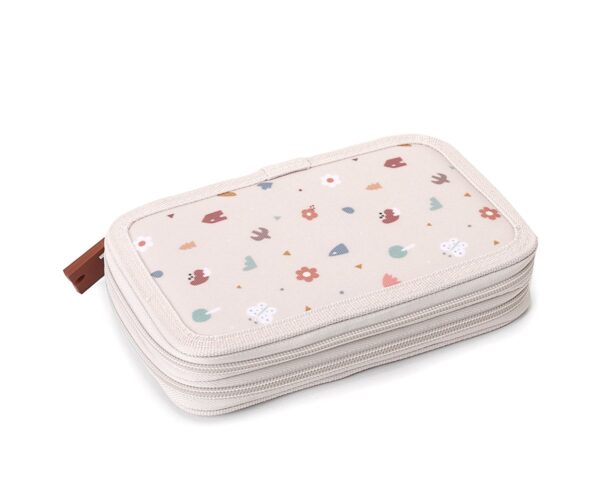 Estuche Plumier Doble Geometric Nature. Tutete
