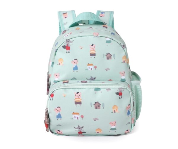 Mochila Infantil The Three Little Pigs Personalizable. Tutete