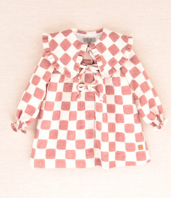 Vestido Cuadros COLECCIÓN CASUAL BEBÉ. José Varón - Imagen 4