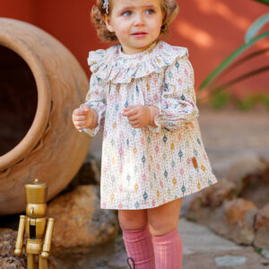 Vestido Triángulos COLECCIÓN CASUAL BEBÉ. Cocote