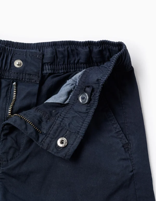 Pantalón Cargo Sarga Azul Oscuro. Zippy - Imagen 3