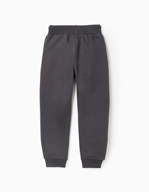 Pantalón Jogger Perchado Slim Fit Gris Oscuro. Zippy - Imagen 2