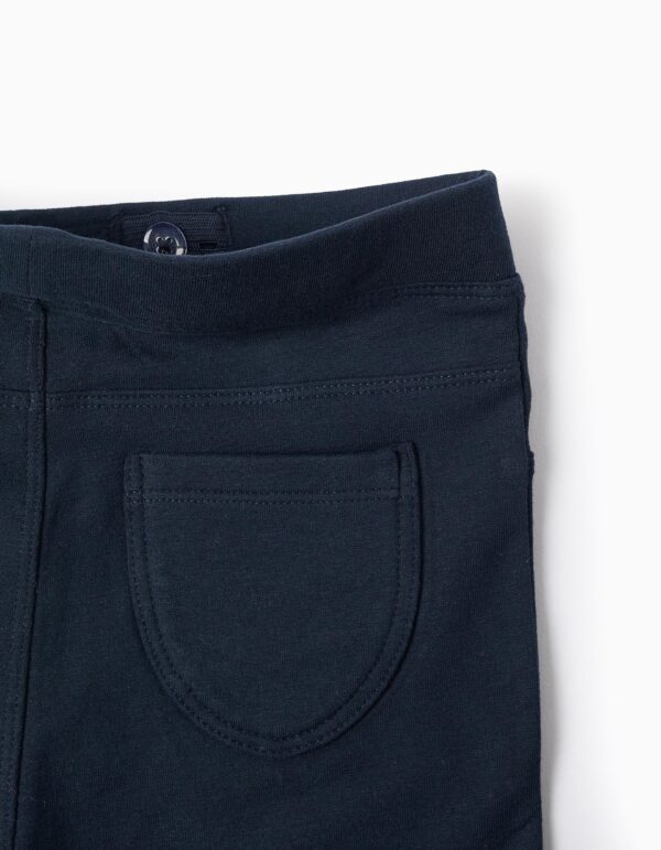 Jegging Perchado Flare Fit Azul Oscuro. Zippy - Imagen 3