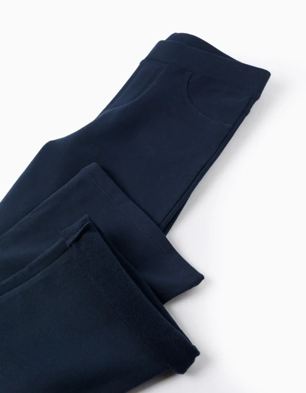 Jegging Perchado Flare Fit Azul Oscuro. Zippy - Imagen 4