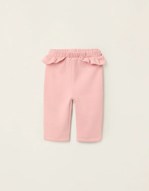 Pantalón Perchado Volantes Rosa. Zippy