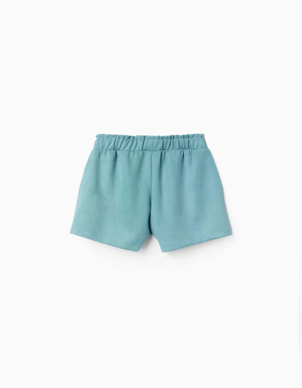 Pantalón Corto Aterciopelado Verde. Zippy - Imagen 2