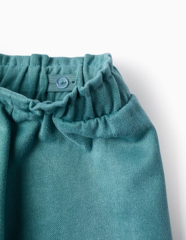 Pantalón Corto Aterciopelado Verde. Zippy - Imagen 3