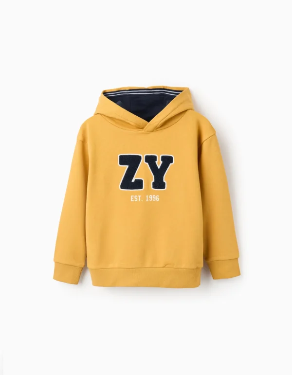 Sudadera Capucha Bouclé Si Archives Amarillo. Zippy - Imagen 2