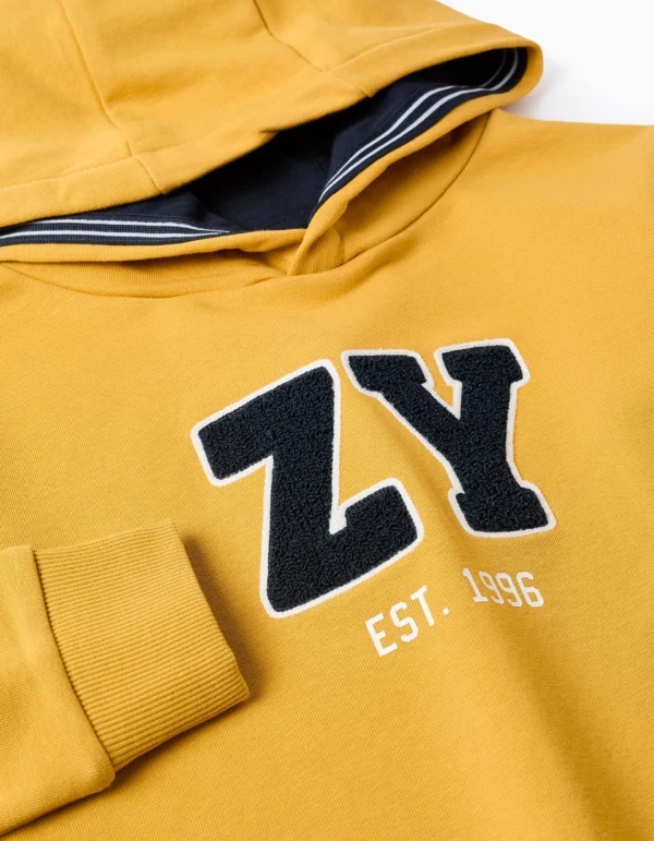 Sudadera Capucha Bouclé Si Archives Amarillo. Zippy - Imagen 4
