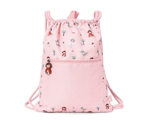 Mochila Saco Impermeable Little Red Personalizable. Tutete