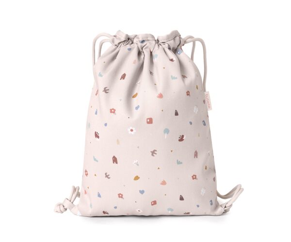 Mochila Saco Tela Geometric Nature Personalizable. Tutete