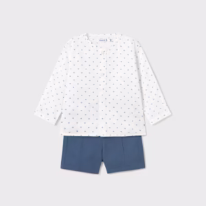 Conjunto Bermuda Y Camisa Estampada Regata. Mayoral