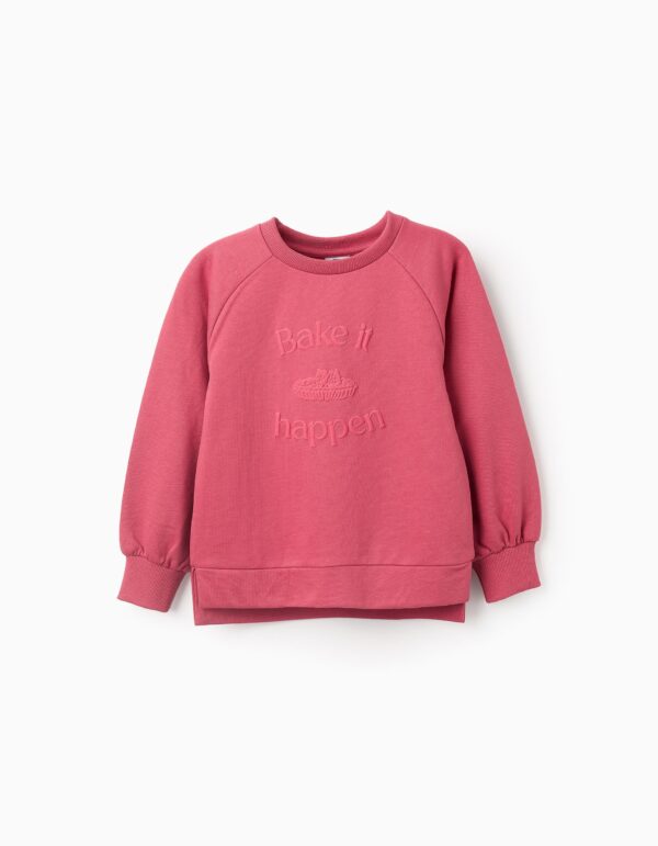 Sudadera Estampado Relieve 'Bake it. Zippy