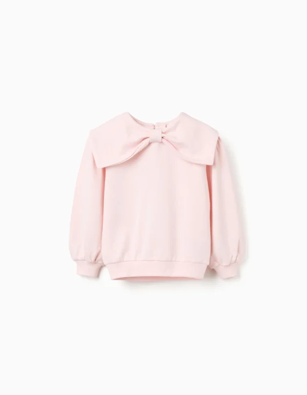 Sudadera Con Cuello Efecto Lazo. Zippy