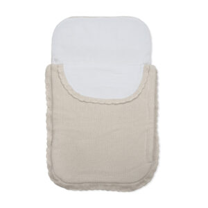 Saco cuco tricot beige Pasito a Pasito