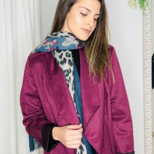 Chaqueta Fina de Antelina para mujer