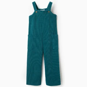 Peto de punto trenzado con bolsillos para niñ azul Zippy