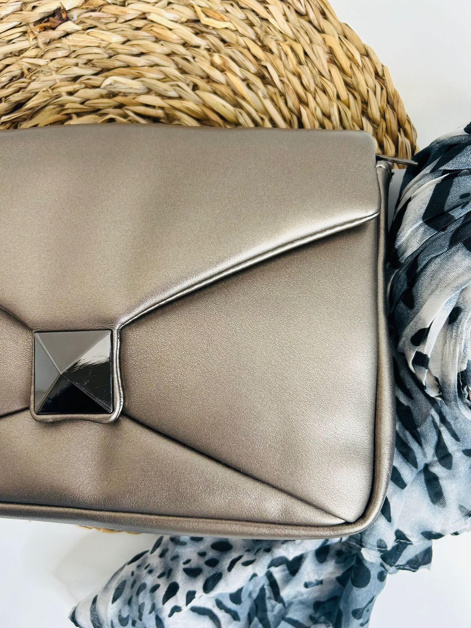 bolso metalizado