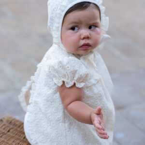 Vestido Bordado 3 Piezas José Varón