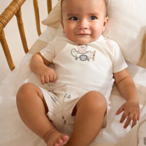 Conjunto Pantalón Corto Y Camiseta Osito Mayoral