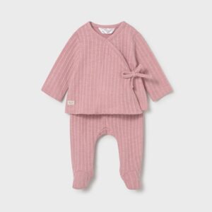 Conjunto Polaina Y Camiseta Lazo Rosa Mayoral