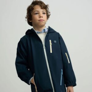 Cortavientos kids Cremallera Multicolor Azul Marino Silbon