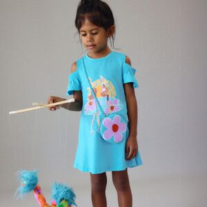 Vestido Aberturas Con Bolso Caribe Mayoral