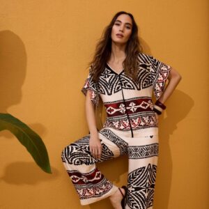 Conjunto 2 Piezas Estampado Étnico Arggido