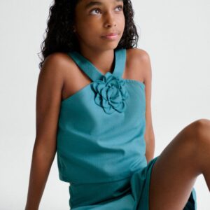 Conjunto Pantalón Corto y Top Flor Jade Mayoral