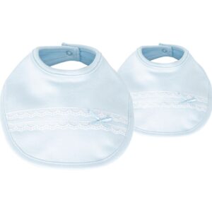 Pack 2 Baberos Puntilla Celeste