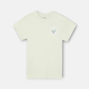 Camiseta Kids Raqueta Étnica Verde Silbon