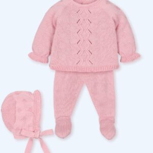 Conjunto 3 Piezas Canesú Menguado Calado VIVIANA