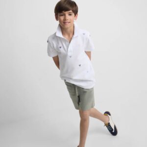 Polo Kids Multiraqueta Colores Blanco Silbon