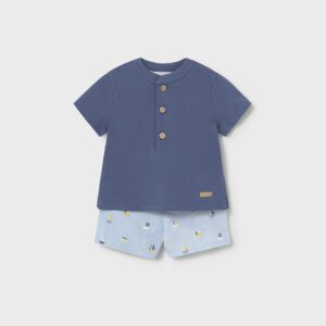 Conjunto Pantalón Corto Estampado Polo Nautic Mayoral