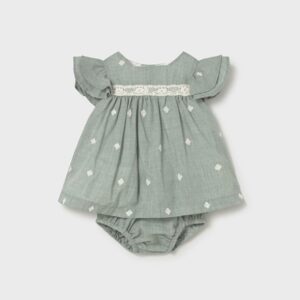 Vestido Con Cubrepañal Aqua Mayoral
