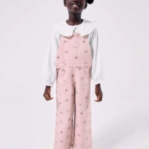 Peto Pierna Ancha Sarga Estampado Floral Rosa Zippy