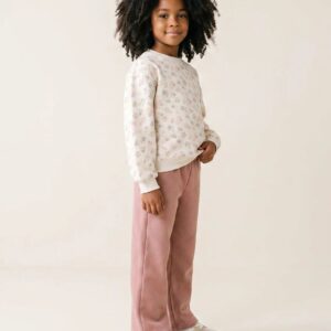 Conjunto Chándal Perchado Estampado Floral Blanco/Rosa Zippy