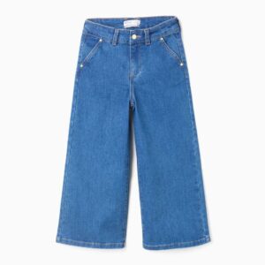 Vaqueros Pierna Ancha Bolsillos Azul Zippy