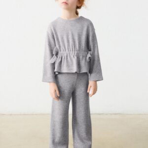 Conjunto Pantalón Y Jersey Lazos Gris Mayoral