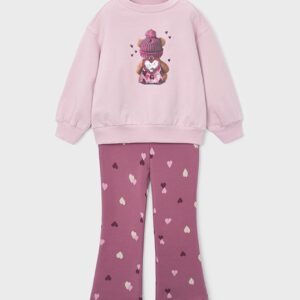 Conjunto Legging Y Sudadera Violeta Mayoral