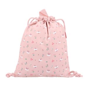 Mochila Saco Tela Blossom Birds Personalizable Tutete