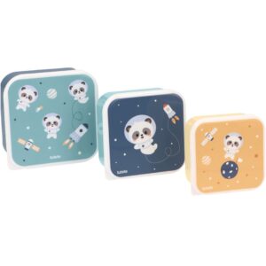 3 Cajas Almuerzo Pandas in Space Tutete