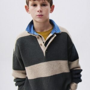 Jersey Cuello Polo Rayas Mayoral