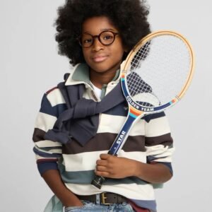 Polo Kids Rayas Colores Crema Silbon