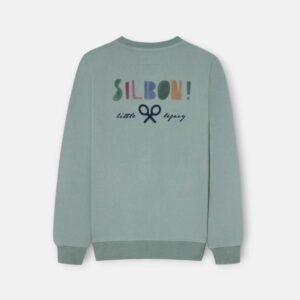 Sudadera Kids Little Legacy Verde Claro Silbon