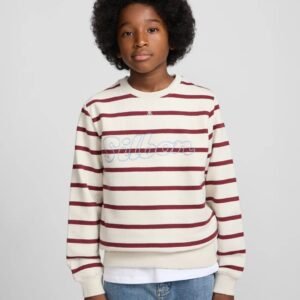 Sudadera Kids Raya Fina Stitching Burdeos Silbon