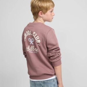 Sudadera Kids School Club Burdeos Silbon