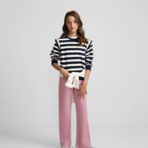 Pantalón Girl Marinero Rosa Oscuro Silbon